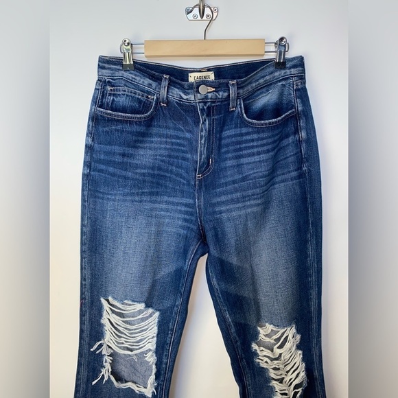 L'AGENCE High Rise Rockie Ezra  Nonstretch‎ Jeans Size 29 - Picture 5 of 13